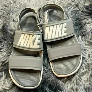Ladies grey Nike sandals